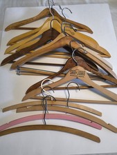 Lot of 12 Wood Suit/Shirt/Dress Hangers