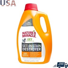 Oxy Formula Set-In Dog Stain Odor Remover Deep Clean Carpet Liquid Citrus Scent