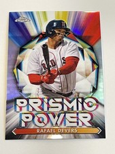 2021 Topps Chrome Baseball Prismic Power - Rafael Devers - Boston Red Sox