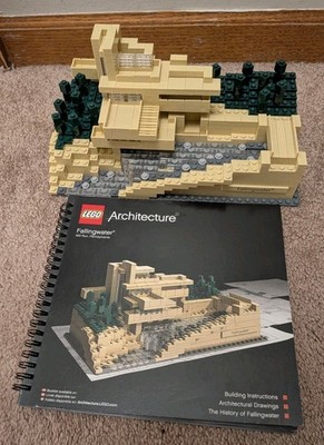 Lego 2009 Architecture Fallingwater 21005 With Manual No Box 99% Complete