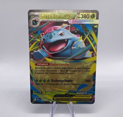 Pokémon Karte   Mega-Bisaflor ex 003/132   Mega Entwicklung   DE - NM