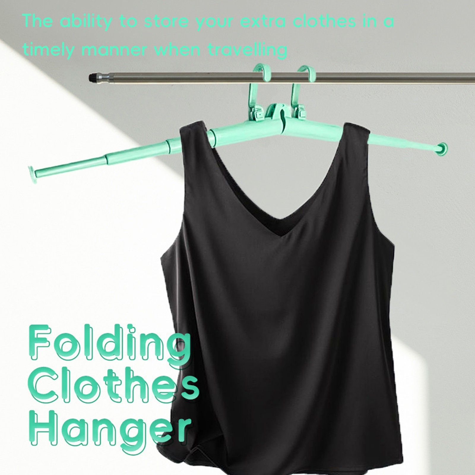 Household Folding Hanger Telescopic Hanger Can Be Adjusted Freely Drying Rack