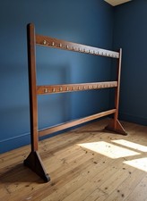 Vintage Wooden 1940s Coat Stand. Double Sided. Hats, Hallway. Original, Italian