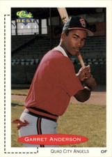 1991 Classic Best Garret Anderson Quad City Angels #258 Baseball Card