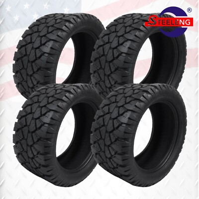 STEELENG GOLF CART 18''x9''-10'' DOT STINGER ALL TERRAIN TIRES (SET OF 4)