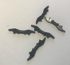 5 x Lego black Batwings Boomerangs for Batman.