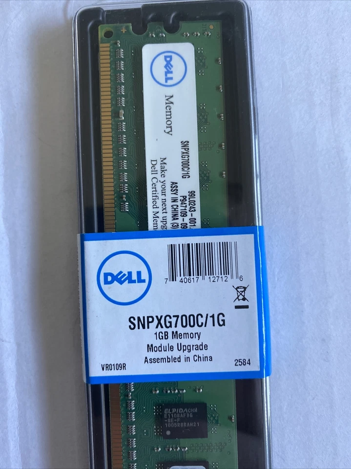 2x 1GB PC2-6400 DELL SNPXG700C/1G Memory Upgrade Dell Computers NEW - Image 3 of 4