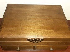 janel tarnish proof flatware chest w/silverware set