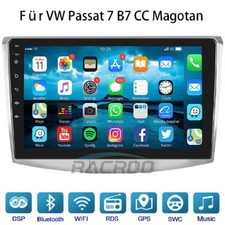 Per VW Passat 7 B7 CC Magotan autoradio 10.1'' Android DSP GPS navigatore Wifi BT 2DIN