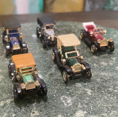Reader's Digest Collectors Die Cast Cars Vintage Toys Mini Lot 5 & Advertising