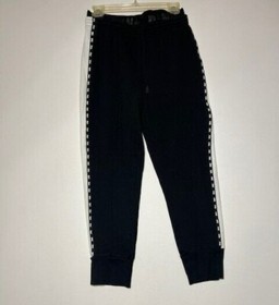 Women's Black Pink Victoria Secret Joggers Sz M