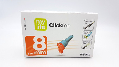 MYLIFE Clickfine Universal Pen-Nadeln Kanülen 0,25x8mm 100 Stück - PZN 05524156
