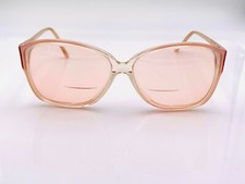 Vintage Guy Laroche GL-April Pink Pearl Oval Sunglasses France FRAMES ONLY