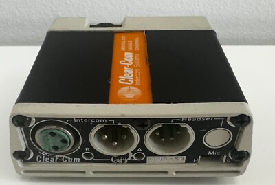 clear-com 子機RS-501 Clear-Com Model 501 Single Channel Intercom Belt Pack- Preowned | eBay