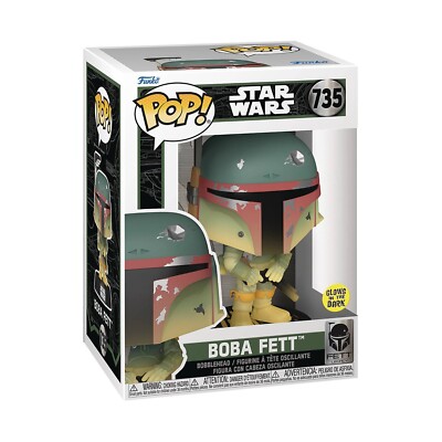 Pop! Star Wars Boba Fett Legacy Boba Fett #735 GITD Vinyl Figure