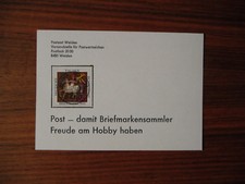 Postkarte Ausstellungsstand Messe Weiden 1983 Tag der Briefmarke