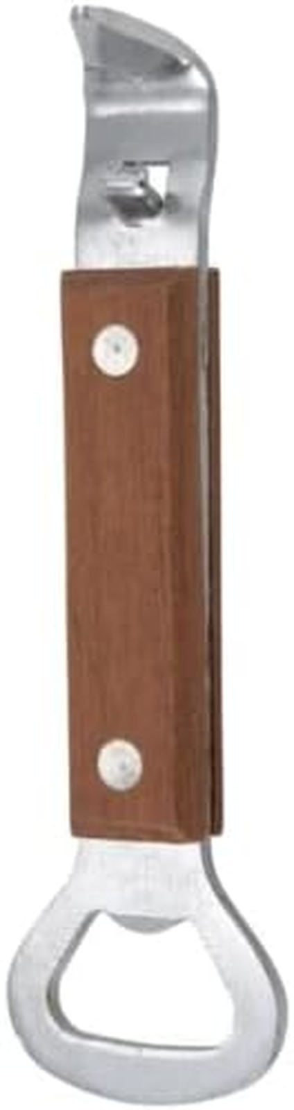 Steel Can Opener with Wooden Handle-image