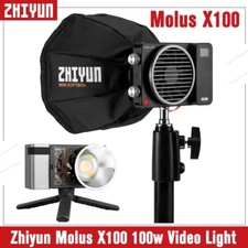 ZHIYUN MOLUS X100 Combo Pro Led Video Light 2700K-6500K Continuous lighting Kit 