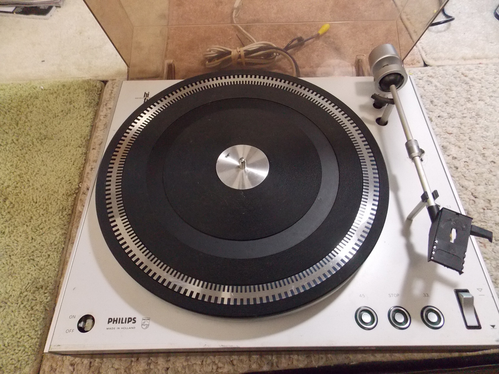 Philips 212 ELECTRONIC HiFi Turntable parts only (or repair) eBay
