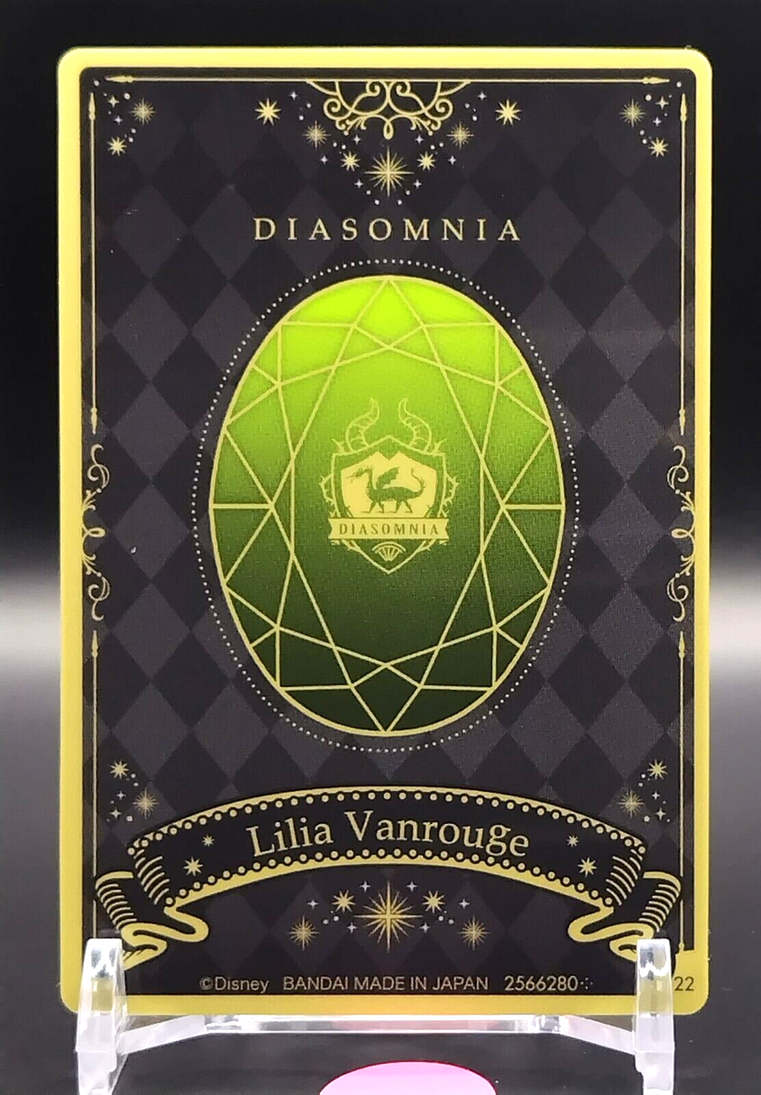 Lilia Vanrouge Disney Twisted Wonderland Wafer Card BANDAI Japan