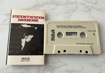 David Bowie Station To Station CASSETTE Tape RCA AQK1-1327 Ziggy ...