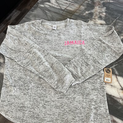 TBL Jamaica One Love LS T-Shirt  S Grey Pink c3