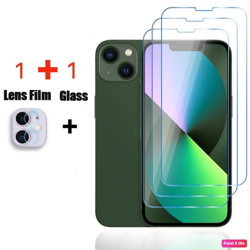 Set di protezione Vetro Temperato iphone 14 più Pellicola per camere - 第 1/5 張圖片