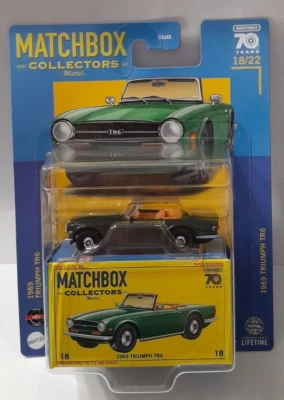 MATCHBOX COLLECTORS 1969 TRIUMPH TR6 18/22 HLJ63