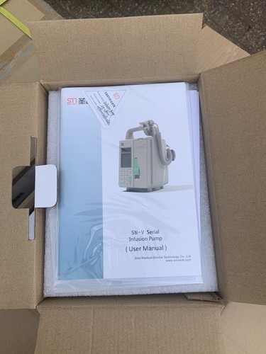 Sino Medical SN-1800V Infusionspumpe *MFD -2020* - Brandneu & Originalverpackt - Bild 6 von 11