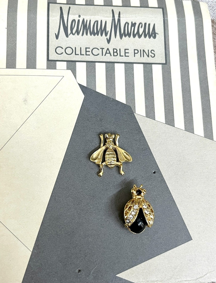 ✓Rare Find ✓Neiman Marcus 80s new vintage “ Bugs “ lapel pin set
