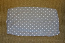 Carousel Designs Changing Pad Cover - Gray and white - EUC