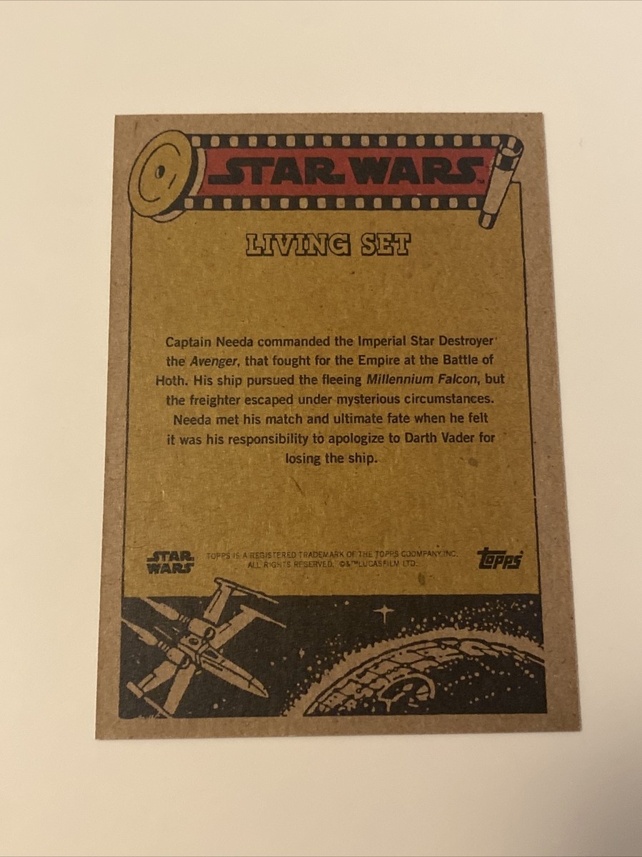その他 Topps Star Wars Living Set #446 Topps Star Wars Living Set Captain Needa #44 The Empire Strikes