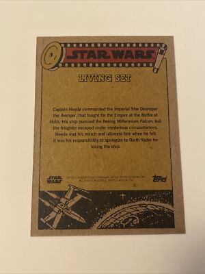 Topps Star Wars Living Set Captain Needa #44 The Empire Strikes