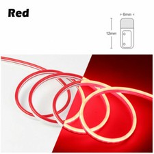 LED Strip Neon Flex Rope Light Waterproof DC 12V Flexible Outdoor Lighting UK AQ