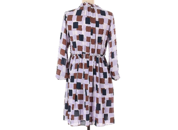 Mini abito Kate Spade Geo Squares multicolore taglia 4