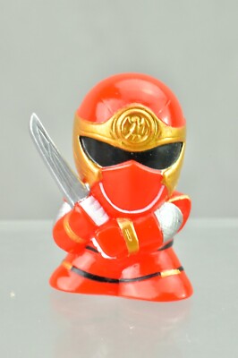 Ninpuu Sentai Hurricaneger Hurricane Red Ninja Storm Finger Puppet 2002 #1