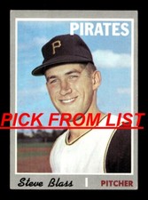 1970 Topps 270 -546 VG-EX Pick From List All PICTURED