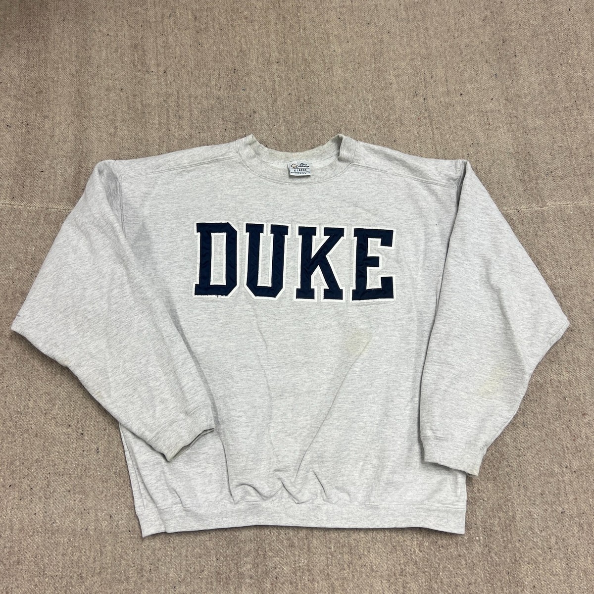 Vintage Duke University Sweatshirt Mens XL Gray 1990s