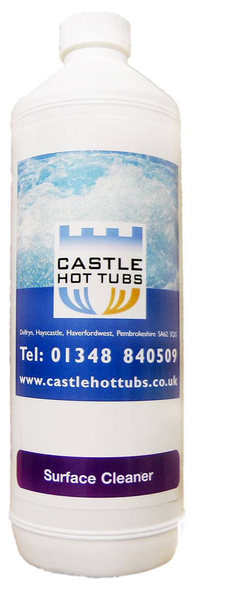Surface Cleaner for Hot tubs Waterline Spas Scum and Oil Remover 1L