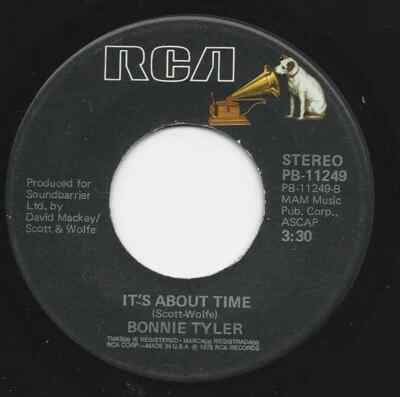 Bonnie Tyler Its A Heartache Vinyl Single 7inch RCA