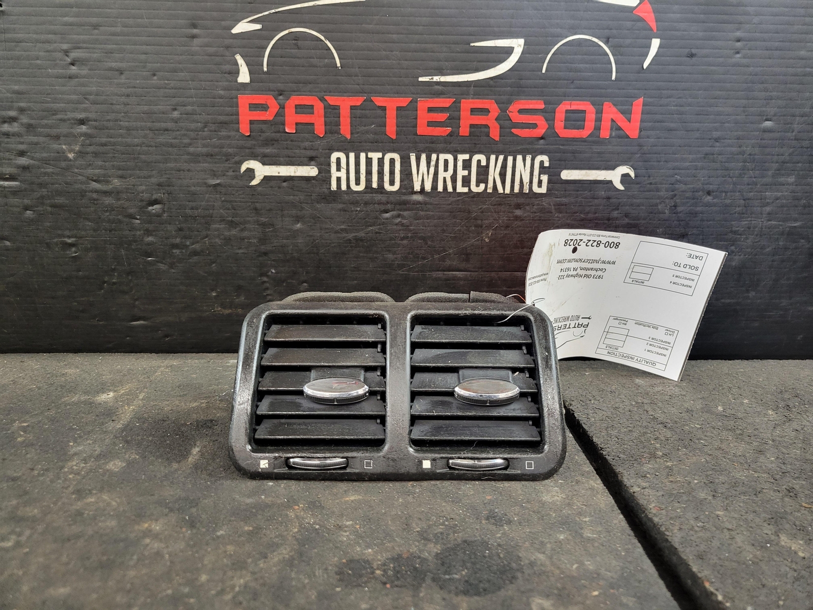 08-19 MASERATI GRANTURISMO CENTER A/C AIR CONDITIONER HEATER VENT