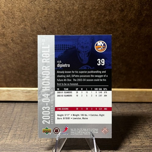 2003-04 Upper Deck Honor Roll Hockey - Pick a Card - Picture 100 of 172