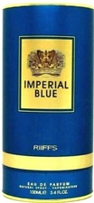 RIIFFS IMPERIAL BLUE EAU DE PARFUM SPRAY FOR MEN 3.4 Oz / 100 ml BRAND NEW ITEM!