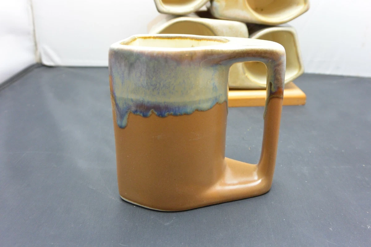 Rodolfo Padilla Vintage Stacking Mugs Signed!