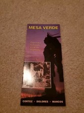 Vintage Visitor Guide Mesa Verde National Park Colorado Travel Brochure. 1980s