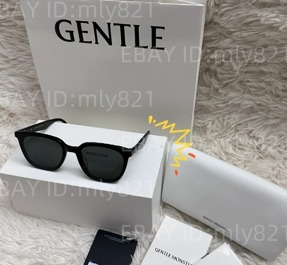 GentleMonster Lilit 01 Unisex Sunglasses Black Frame Black Lenses