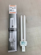 25 Sylvania 21115 CF26DD/841/ECO CFL 26W T4 Twin Tube 2-Pin G24d-3 base 4100k