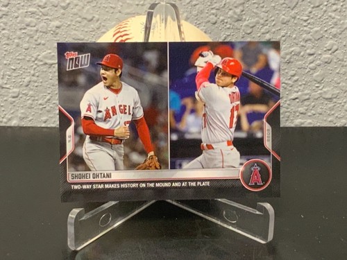 Shohei Ohtani, Los Angeles Dodgers - 2022 LA Angels Topps Now…Historic Game!