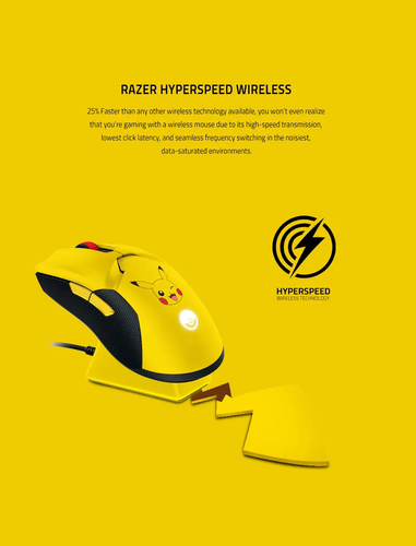 Razer x Pokémon Pikachu Viper Ultimate + Charging Dock - Picture 2 of 5
