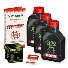 Honda CB 1000 R (SC60) 08-16, Motul 10W40 ESTER Öl + HiFlo Ölfilter, Motoröl Set